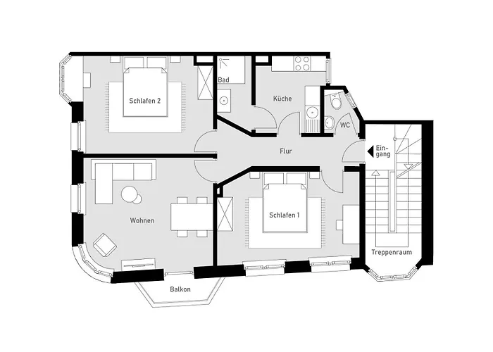 아파트 Domblick 2 I Balkon I Parkplatz I Naehe Veltins-arena *